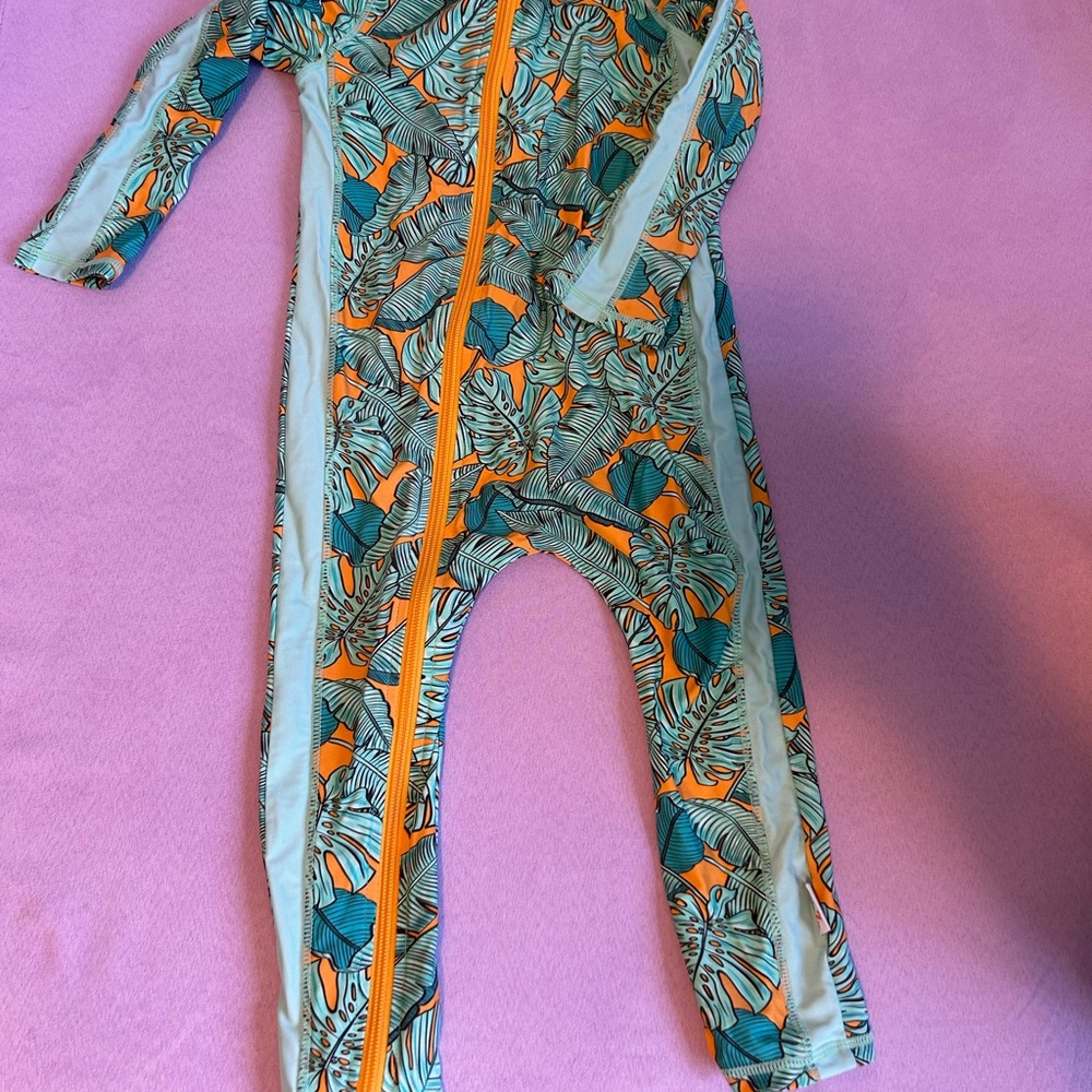 Kids Tropical Print One Piece UPF50